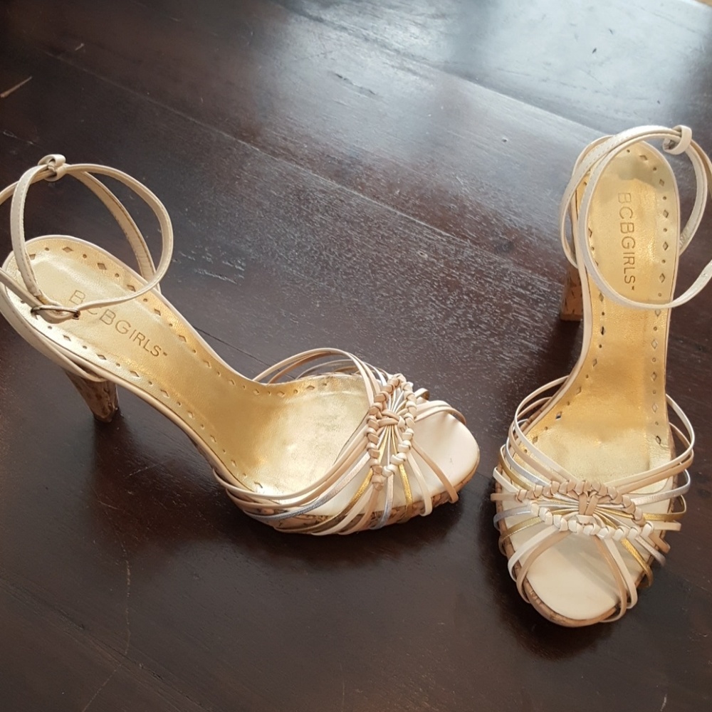 BCBG Disco Cork Heels